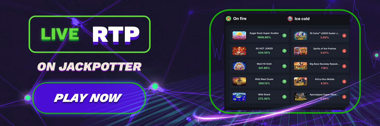 🔥 New Feature Alert: Live RTP at Jackpotter 🚀