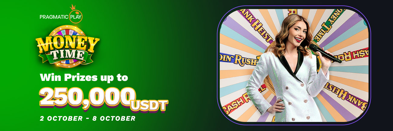 Money Time Tournament by Pragmatic Play - 250 000 USDT up for Grabs !
